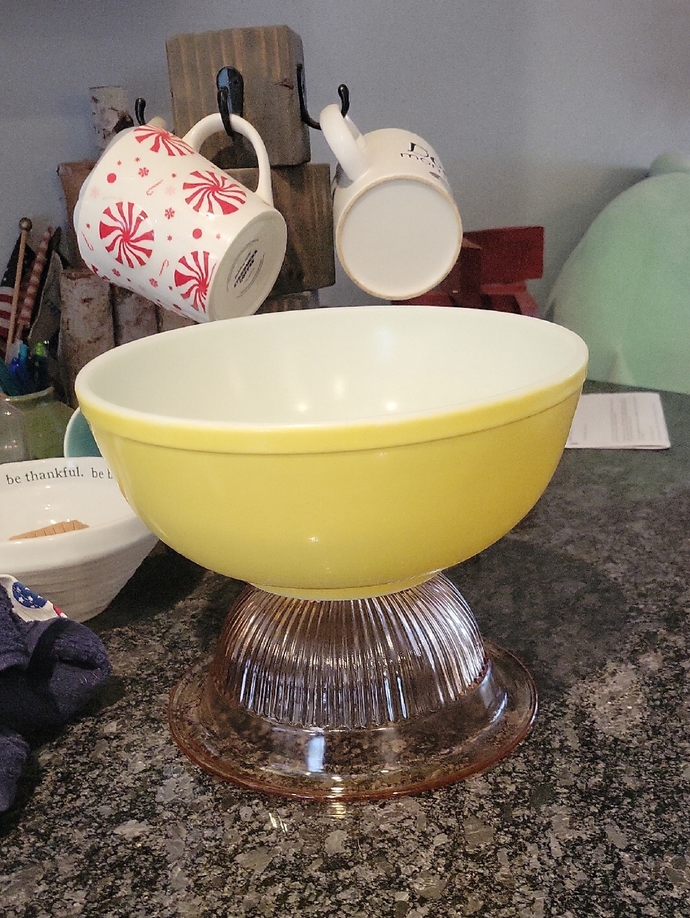 Vintage Yellow PYREX bowl Original Line